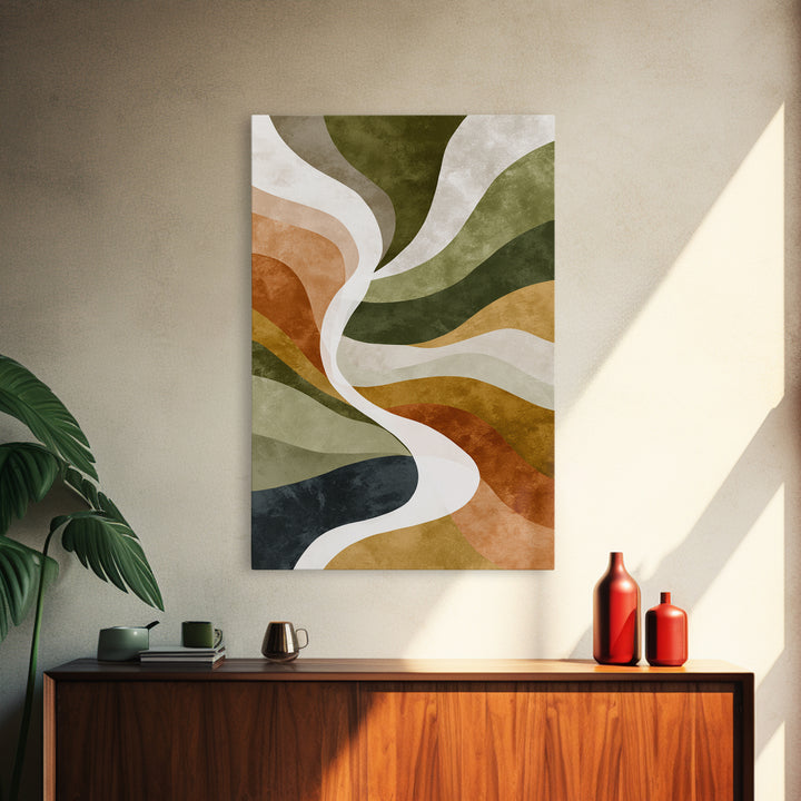Abstract Organic Shapes Canvas Print, Living Room Art, Art Print, Living Room Decor, Abstract Art, Living, New Home Gift, LIR-2x3-23