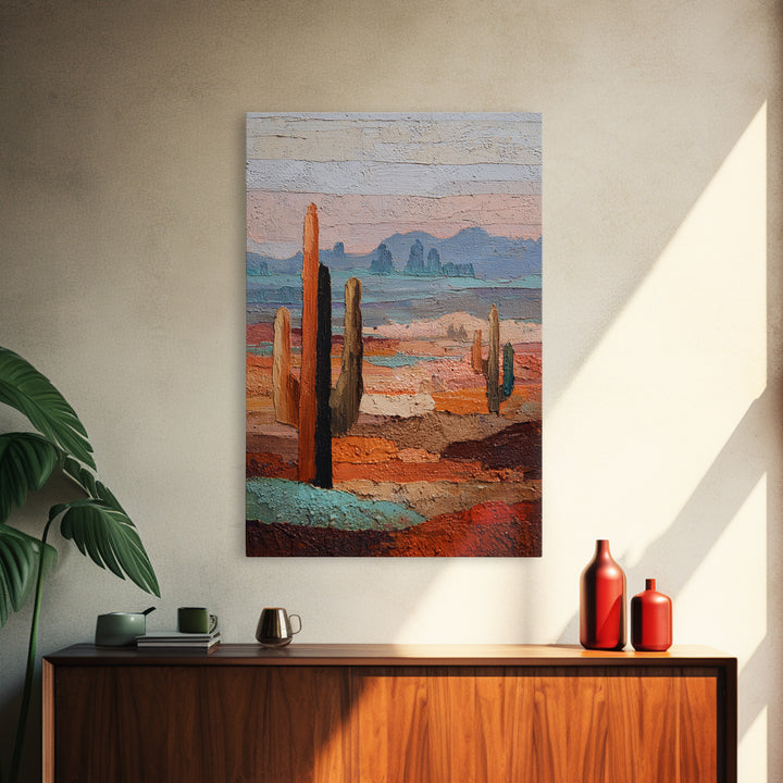 Earthy Desert Landscape Framed Canvas Print, Living Room Art, Luxury Decor, Living Room Decor, Fine Art, Living, Home, LIR-2x3-44