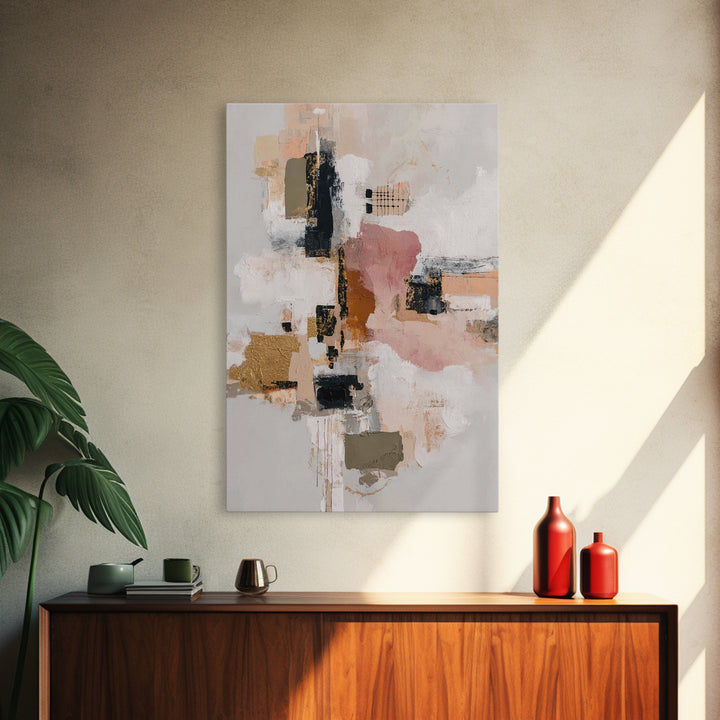 Large Statement Abstract Canvas Print, Living Room Art, Mid Century Modern, Living Room Decor, Abstract Art, Living, LIR-2x3-9