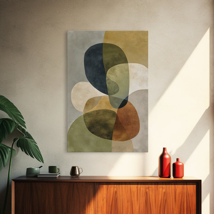 Abstract Organic Shapes Canvas Print, Living Room Art, Bedroom Wall Art, Living Room Decor, Abstract Art, Living, LIR-2x3-95