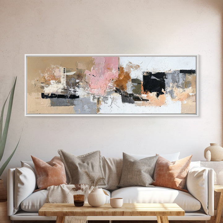 Large Statement Abstract Canvas Print, Living Room Art, 3 Piece Wall Art, Living Room Decor, Abstract Art, Living, LIR-3x1-65