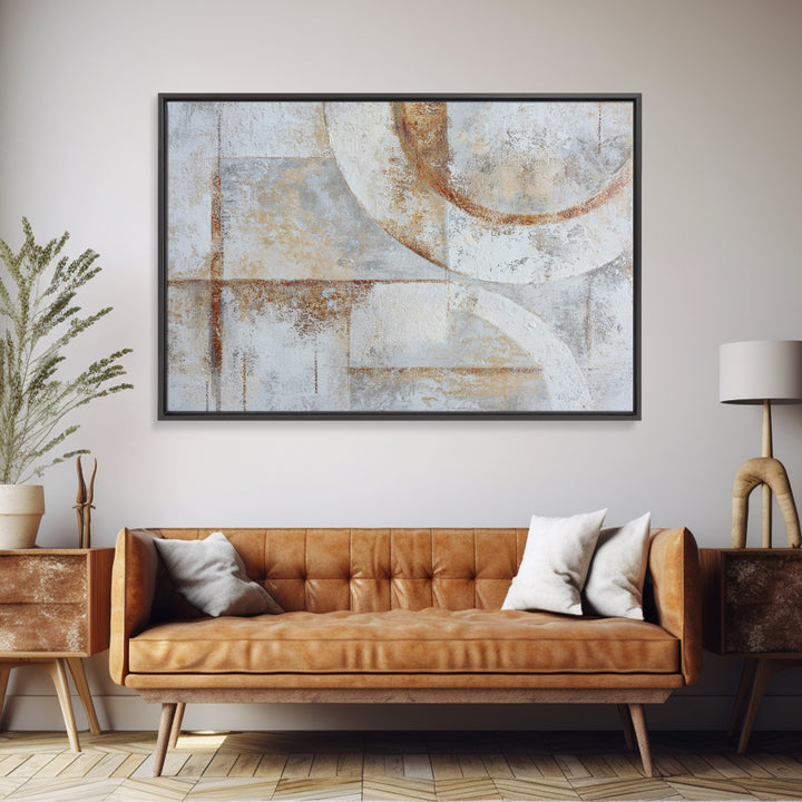 Textured Plaster Abstract Canvas Print, Living Room Art, Living Room Wall Art, Living Room Decor, Abstract Art, Living, LIR-3x2-33