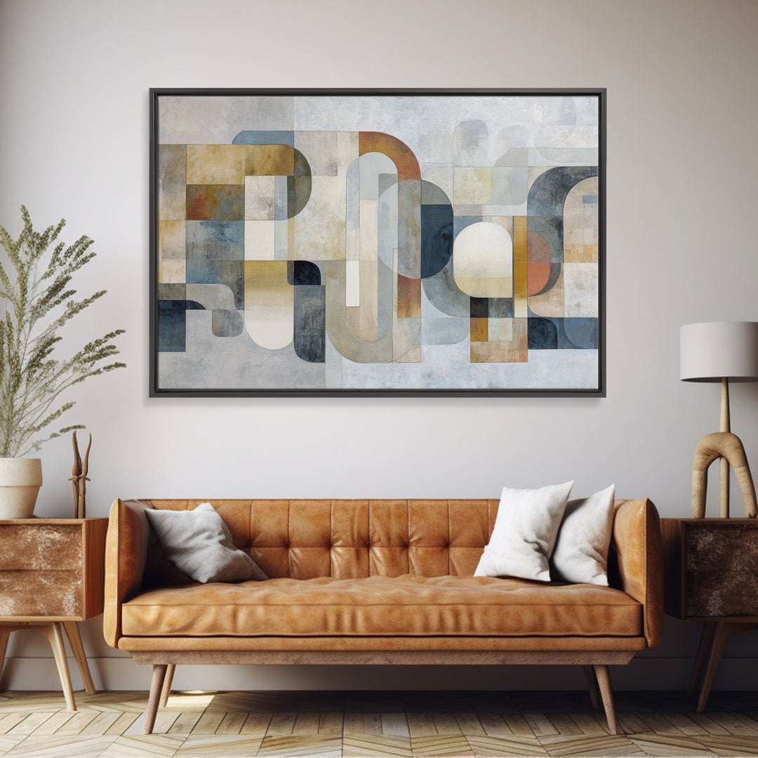 Large Statement Abstract Framed Canvas Print, Living Room Art, Room Decor, Living Room Decor, Abstract Art, Living, Printable, LIR-3x2-77