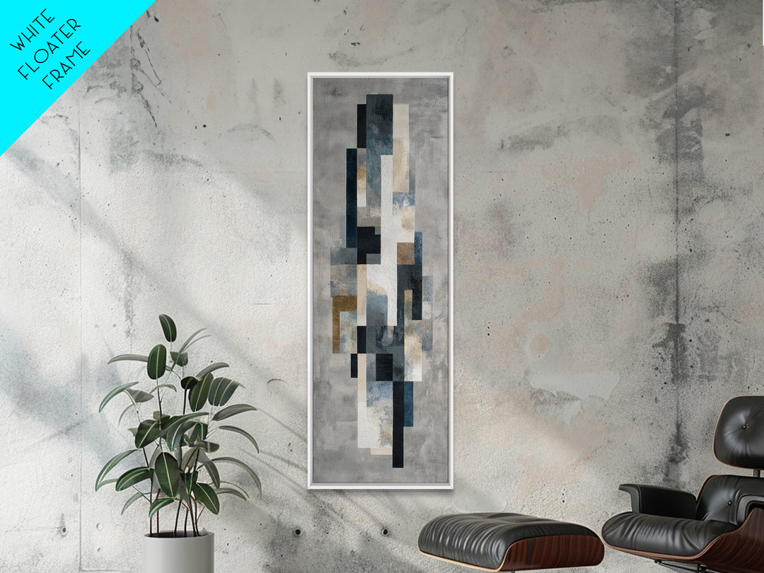Balanced Geometric Forms Symbolizing Fairness Canvas Print, Law Office Art, Office Wall Decor, Office Decor, Abstract Art, LOA-1x3-89