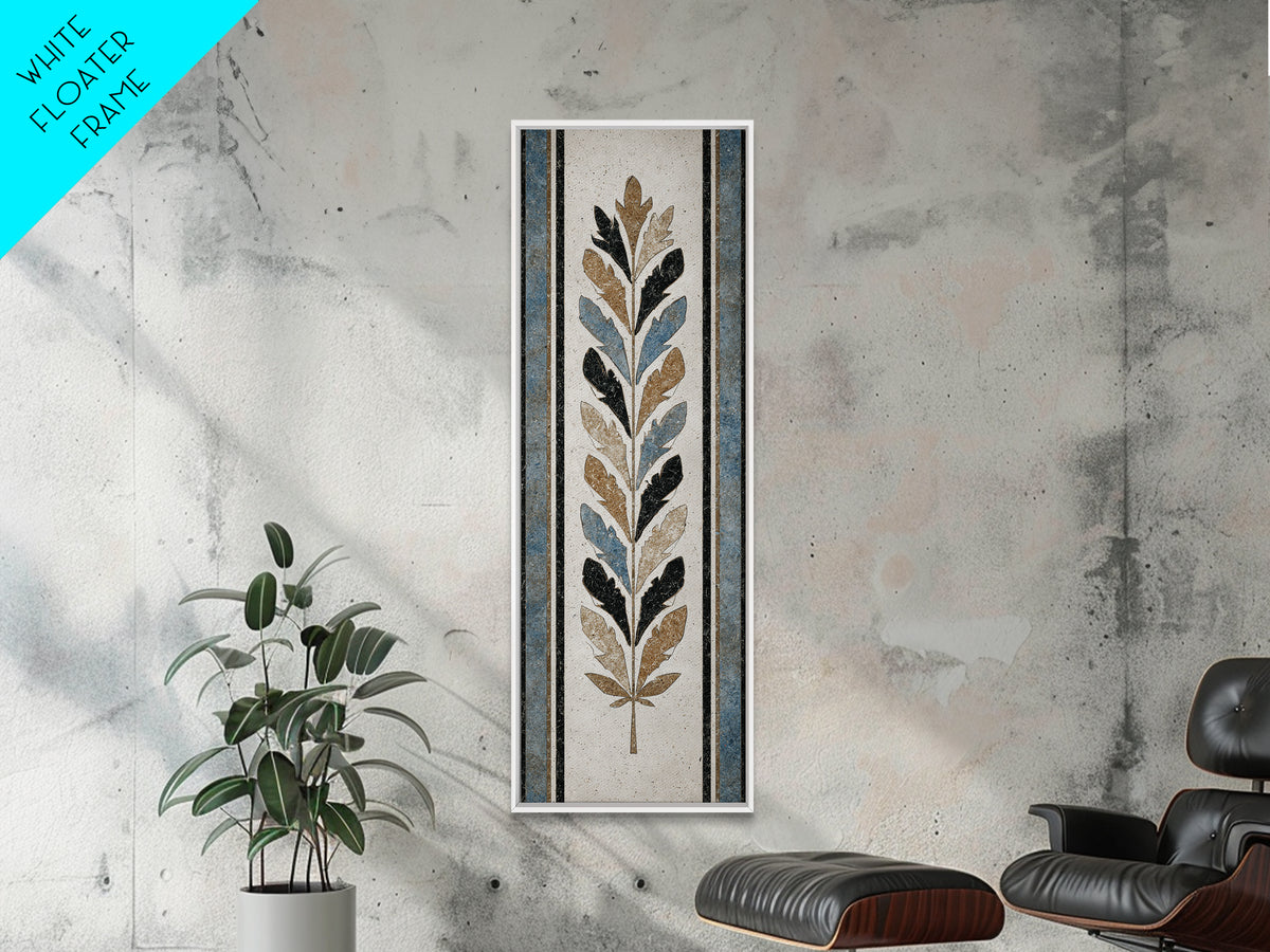 Roman Laurel Wreath Framed Canvas Print, Law Office Art, Printable Art, Office Decor, Fine Art, Counsel, Lawyer, Butterfly Art, LOA-1x3-92