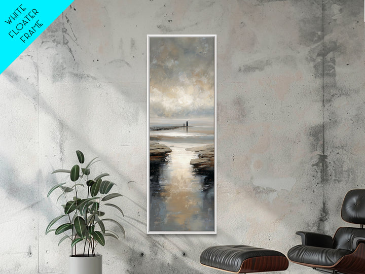 Stormy Landscape with Lighthouse as Guidance Metaphor Canvas Print, Law Office Art, Bookish Wall Art, Office Decor, Counsel, LOA-1x3-95