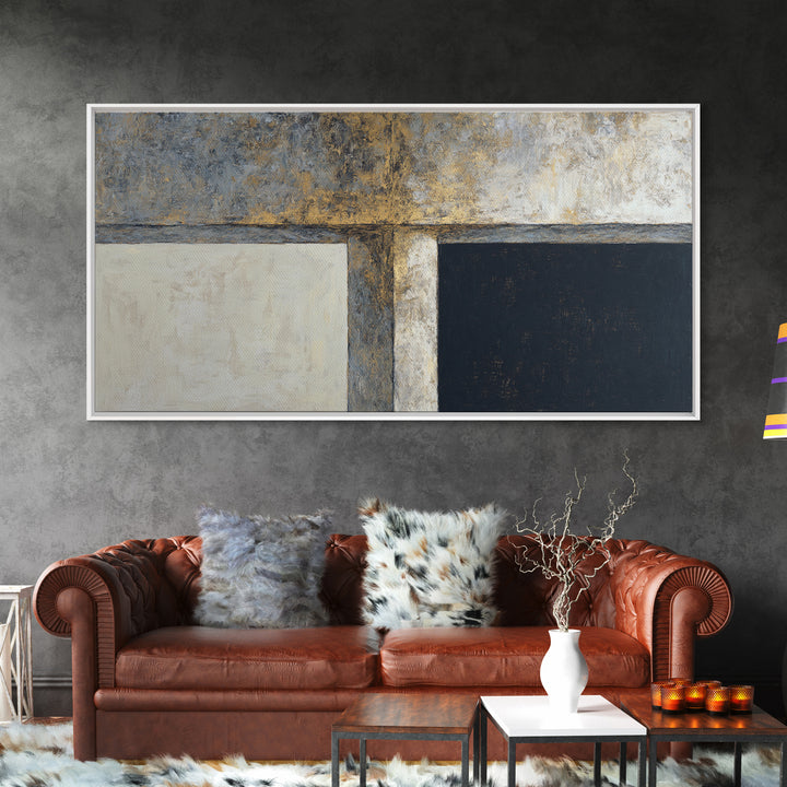 Architectural Arch and Column Abstraction Framed Canvas Print, Law Office Art, Fine Art Print, Office Decor, Abstract Art, LOA-2x1-34