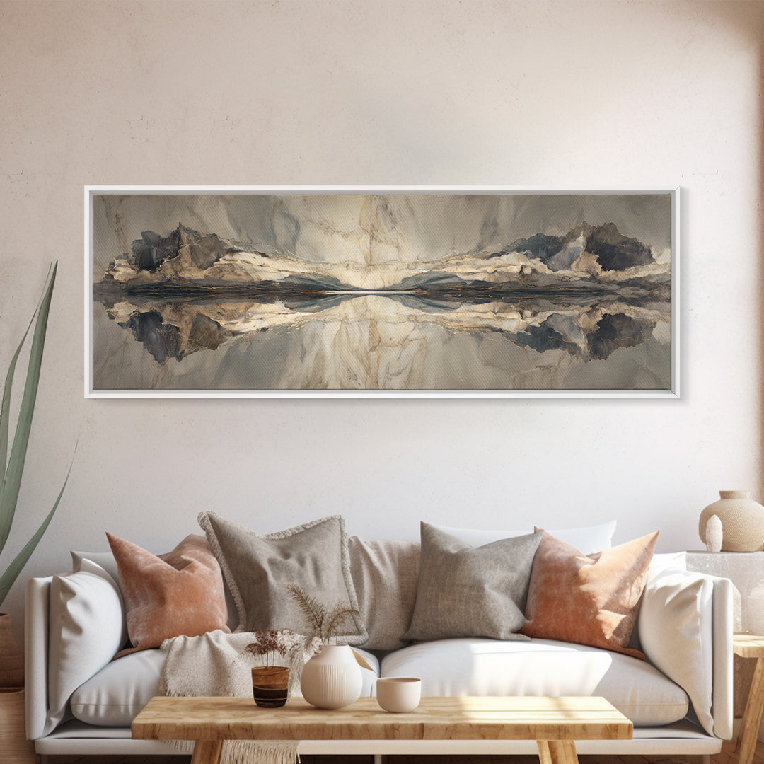 Marble Courthouse Column Study Without Building Scene Canvas Print, Law Office Art, Minimalist Decor, Office Decor, Counsel, LOA-3x1-43