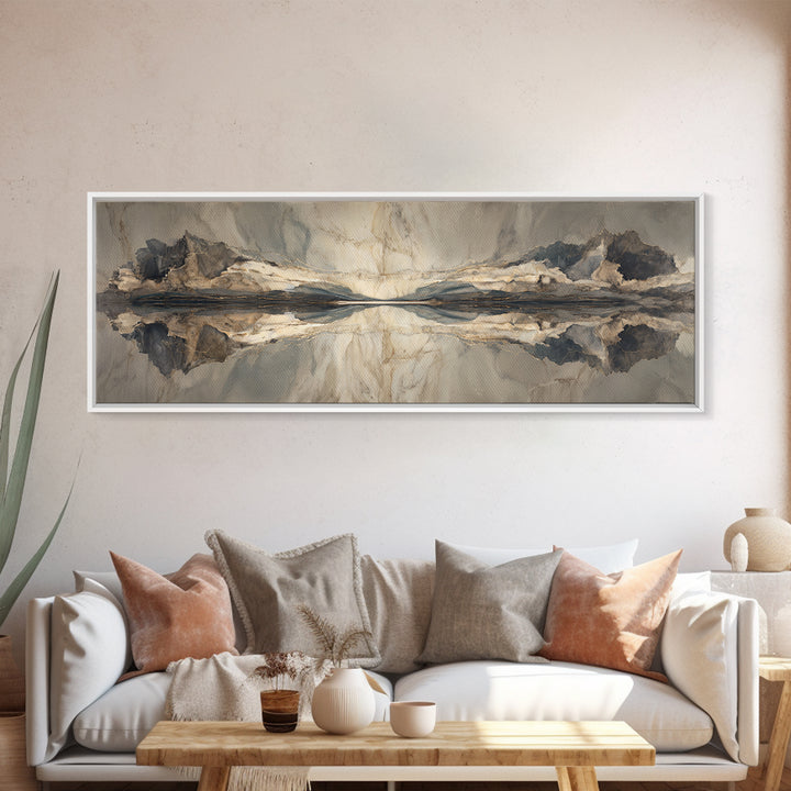 Marble Courthouse Column Study Without Building Scene Canvas Print, Law Office Art, Minimalist Decor, Office Decor, Counsel, LOA-3x1-43