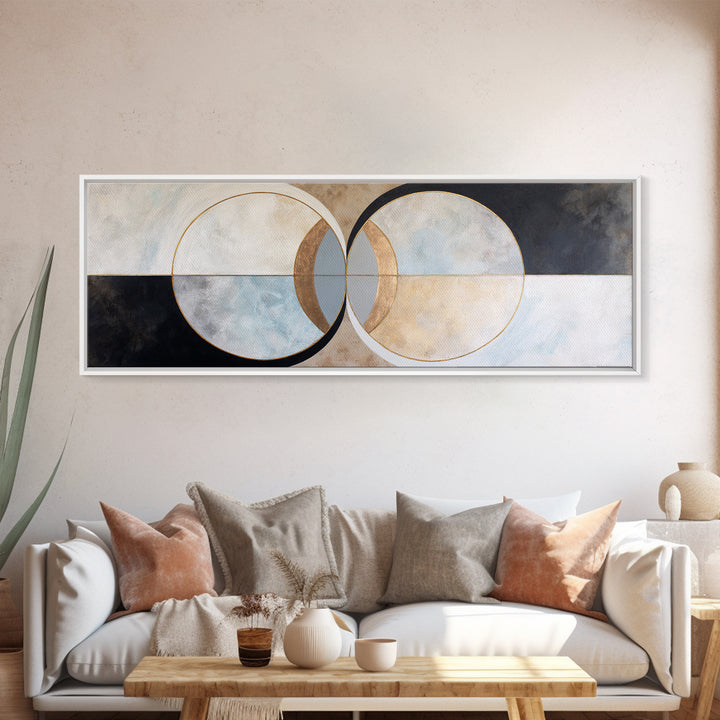 Gold Thread Knot Symbolizing Resolution Framed Canvas Print, Law Office Art, Printable Art, Office Decor, Fine Art, Counsel, LOA-3x1-82
