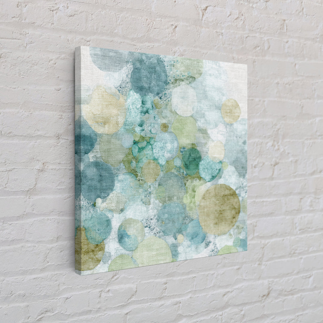 Abstract Suds and Bubbles Canvas Print, Laundry Room Art, Farmhouse Wall Decor, Living Room Decor, Clean, Funny Poster, LRA-1x1-22