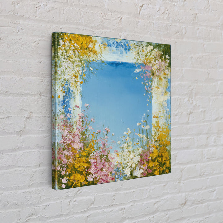 Fresh Air Meadow Landscape for Clean Mood Canvas Print, Laundry Room Art, Neutral Decor, Living Room Decor, Fine Art, Clean, LRA-1x1-95