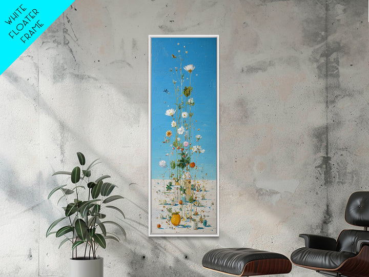 Fresh Air Meadow Landscape for Clean Mood Canvas Print, Laundry Room Art, Farmhouse Wall Decor, Living Room Decor, Clean, LRA-1x3-83