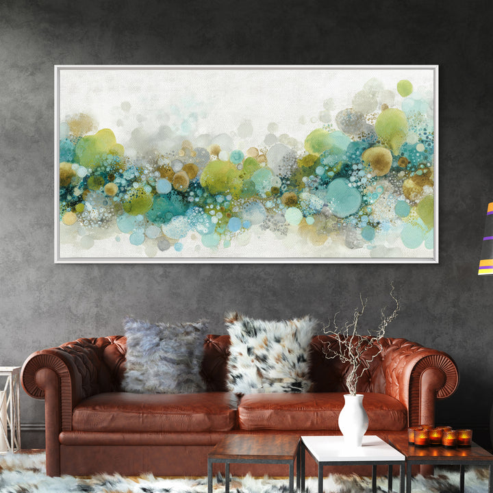 Abstract Suds and Bubbles Canvas Print, Laundry Room Art, Living Room Decor, Abstract Art, Clean, New Home Gift, LRA-2x1-66