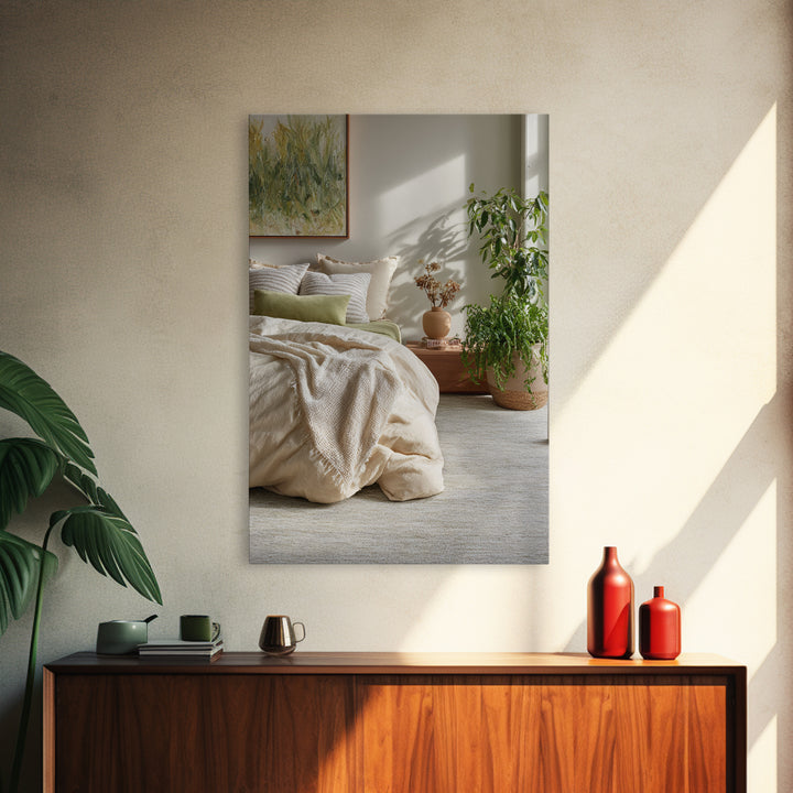 Fresh Air Meadow Landscape for Clean Mood Canvas Print, Laundry Room Art, Painting, Living Room Decor, Fine Art, Clean, LRA-2x3-79