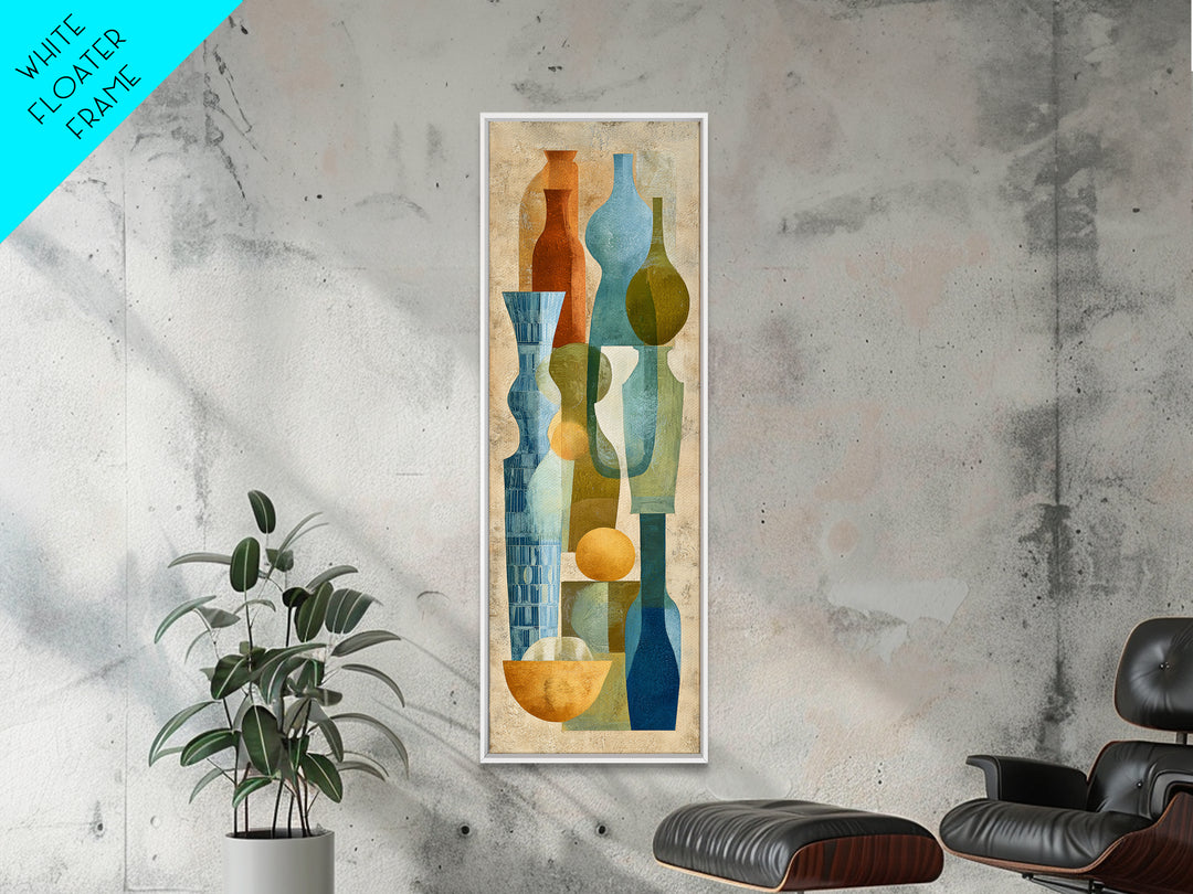 Spanish Tile Ornament Canvas Print, Mediterranean Art, Farmhouse Decor, Living Room Decor, Fine Art, Azure, Landscape Painting, MAR-1x3-100