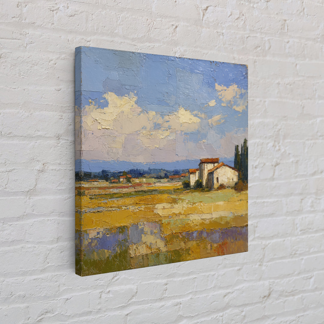 Lavender Field at Twilight Canvas Print, Master Bedroom, Living Room Prints, Bedroom Decor, Fine Art, Sanctuary, Modern Decor, MAS-1x1-18