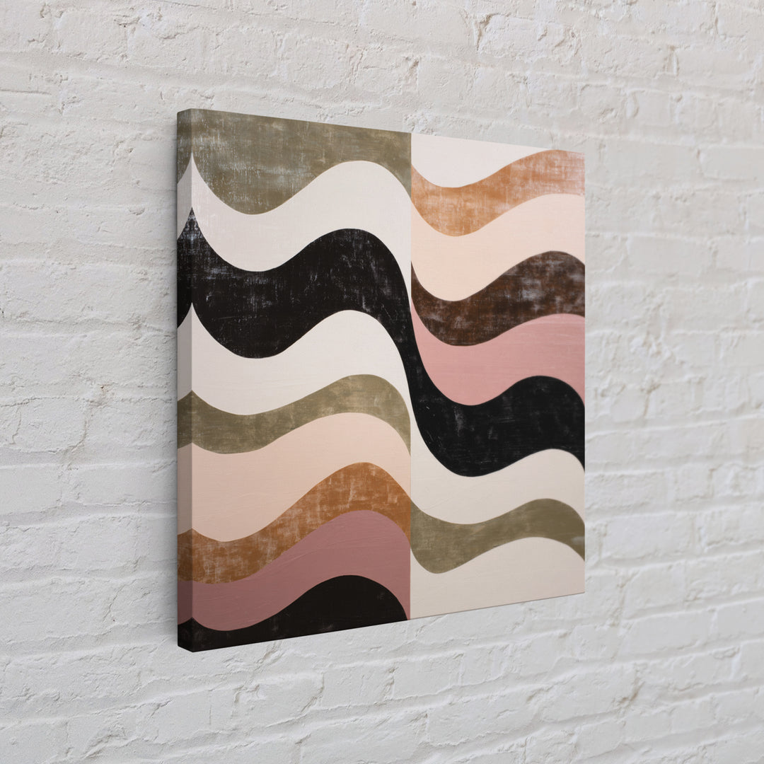 Abstract Wave Forms Canvas Print, Master Bedroom, Wall Art Prints, Bedroom Decor, Abstract Art, Sanctuary, Farmhouse Wall Art, MAS-1x1-20