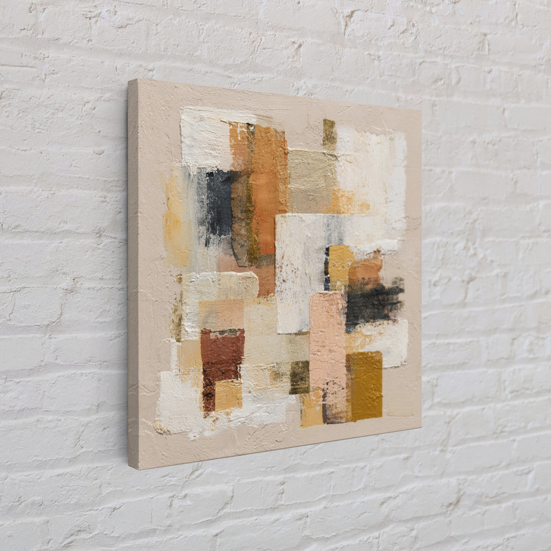 Soft Abstract Linen Texture Canvas Print, Master Bedroom, Canvas Print, Bedroom Decor, Fine Art, Sanctuary, Above Bed Wall Art, MAS-1x1-3