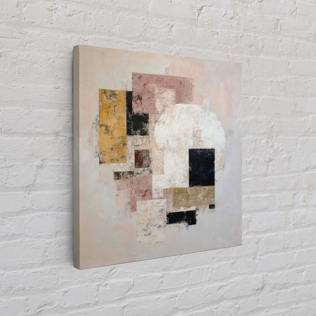 Large Cream Abstract Canvas Print, Master Bedroom, Contemporary Art, Bedroom Decor, Abstract Art, Sanctuary, Bedroom Wall Art, MAS-1x1-89