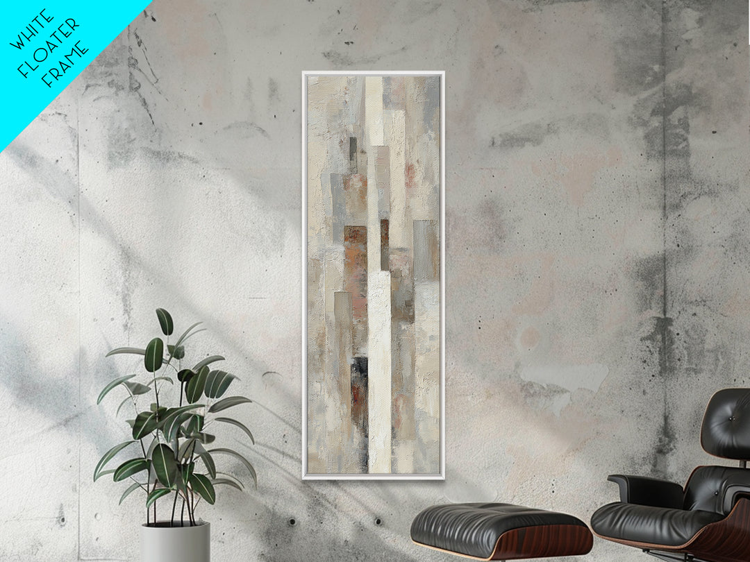 Minimal Stone Shapes Canvas Print, Master Bedroom, Bedroom Decor, Abstract Art, Sanctuary, Minimalist Wall Art, MAS-1x3-28