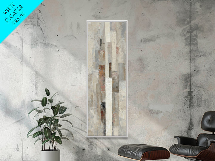 Minimal Stone Shapes Canvas Print, Master Bedroom, Bedroom Decor, Abstract Art, Sanctuary, Minimalist Wall Art, MAS-1x3-28