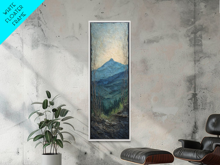 Soft Mountain Ridge Canvas Print, Master Bedroom, Modern Decor, Bedroom Decor, Fine Art, Sanctuary, Wall Decor, Art Print, MAS-1x3-49
