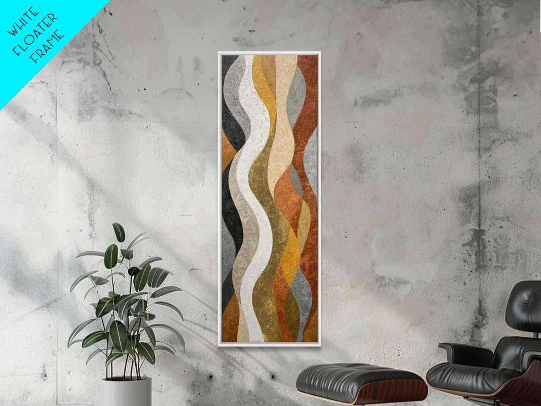 Abstract Wave Forms Canvas Print, Master Bedroom, Minimalist Wall Art, Bedroom Decor, Fine Art, Sanctuary, Over Bed Wall Art, MAS-1x3-56