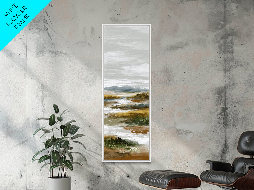 Soft Mountain Ridge Canvas Print, Master Bedroom, Bedroom Wall Art, Bedroom Decor, Oil Painting, Sanctuary, Signs for Home, MAS-1x3-73