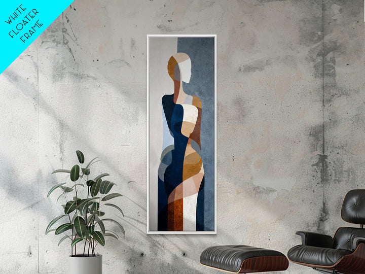 Classical Reclining Figure Implied Through Line Art Canvas Print, Master Bedroom, Boho Decor, Bedroom Decor, Sanctuary, MAS-1x3-82
