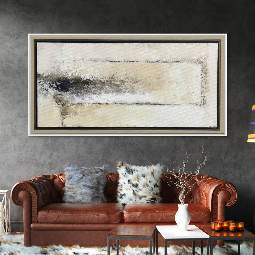 Minimal Two Figure Line Drawing Framed Canvas Print, Master Bedroom, Bedroom Decor, Fine Art, Sanctuary, Living Room Prints, MAS-2x1-1