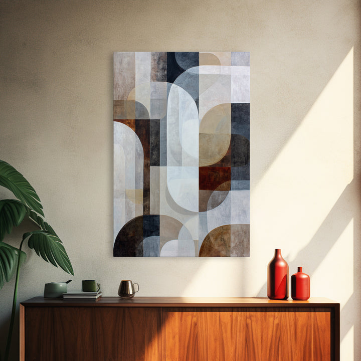 Large Cream Abstract Framed Canvas Print, Master Bedroom, Bedroom Decor, Sanctuary, Living Room Prints, Wall Decor Bedroom, MAS-2x3-1