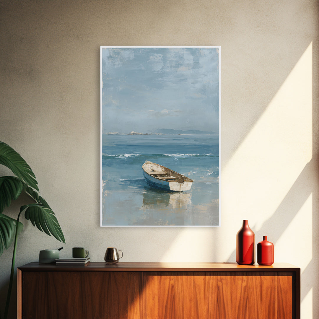 Hotel Coastal Landscape Canvas Print, Master Bedroom, Wall Decal, Bedroom Decor, Fine Art, Sanctuary, Wall Decor Bedroom, MAS-2x3-29