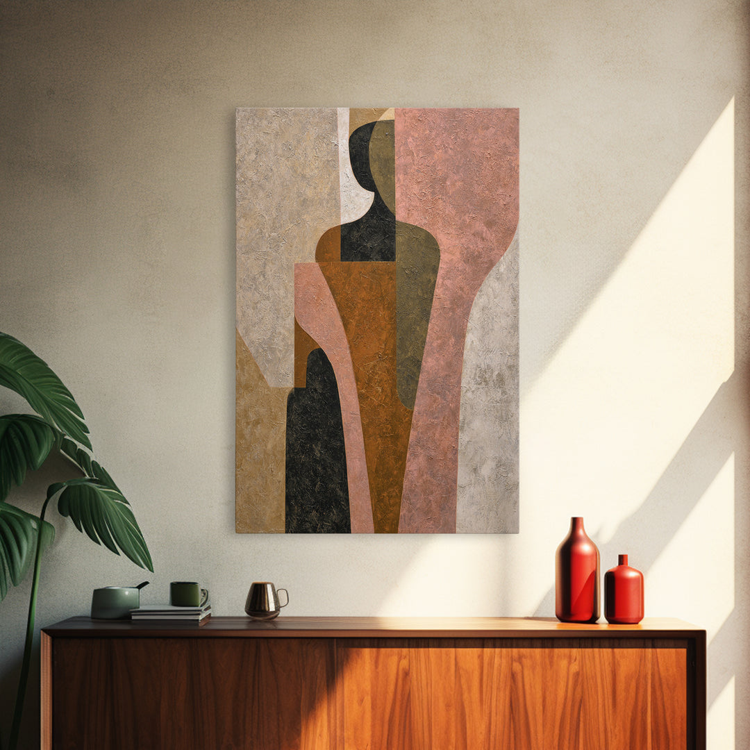 Classical Reclining Figure Implied Through Line Art Canvas Print, Master Bedroom, Minimalist Decor, Bedroom Decor, Sanctuary, MAS-2x3-30