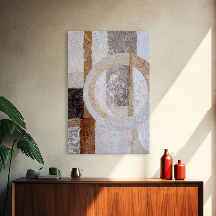 Soft Abstract Linen Texture Canvas Print, Master Bedroom, Wall Decal, Bedroom Decor, Abstract Art, Sanctuary, MAS-2x3-35