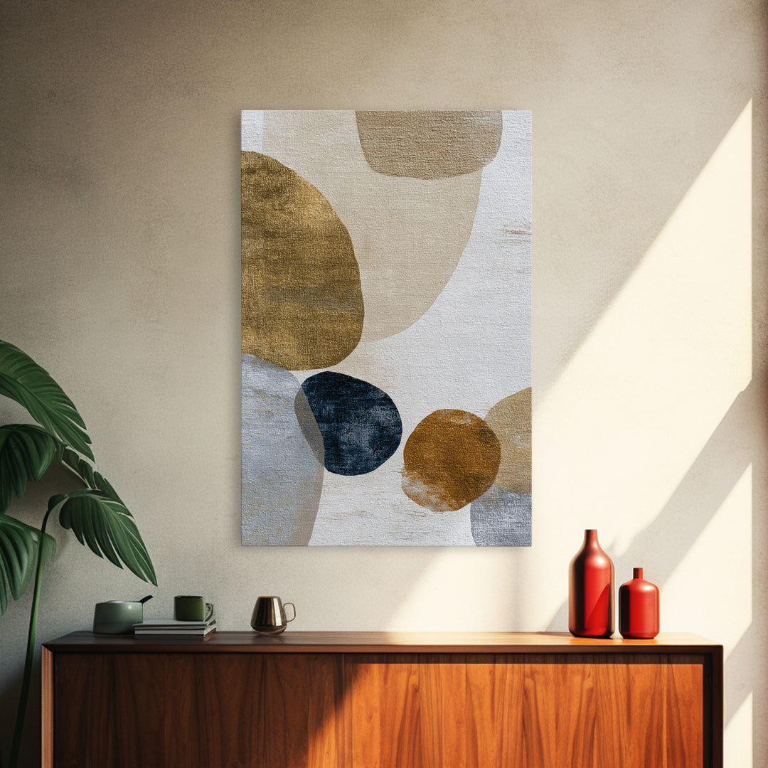 Soft Abstract Linen Texture Framed Canvas Print, Master Bedroom, Set of 2 Prints, Bedroom Decor, Fine Art, Sanctuary, MAS-2x3-83