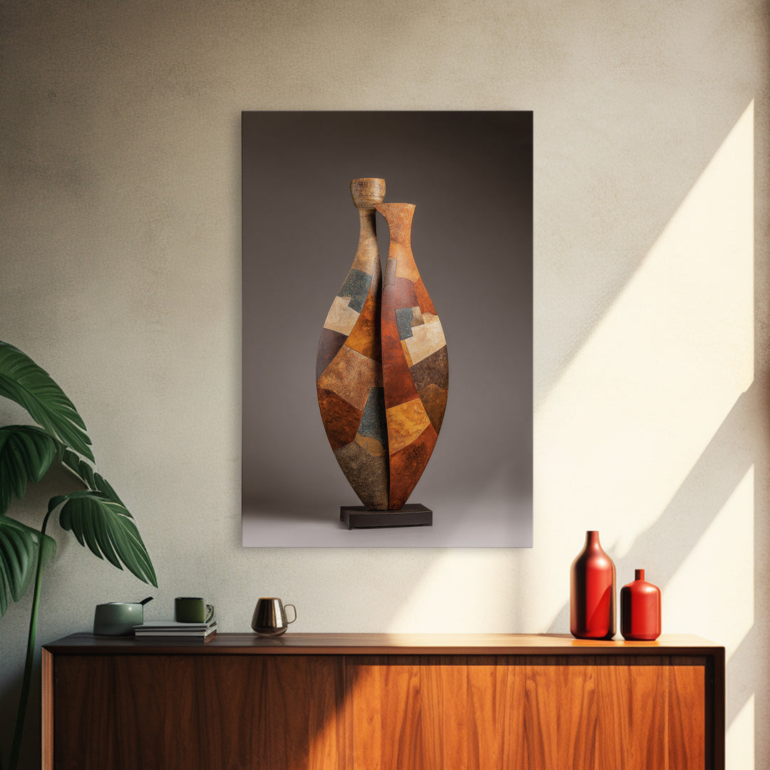 Quiet Desert Dusk Framed Canvas Print, Master Bedroom, Bedroom Wall Art, Bedroom Decor, Oil Painting, Sanctuary, Signs for Home, MAS-2x3-90