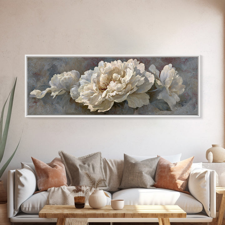 Large Cream Abstract Canvas Print, Master Bedroom, Wall Art Bedroom, Bedroom Decor, Fine Art, Sanctuary, Statement Artwork, MAS-3x1-33