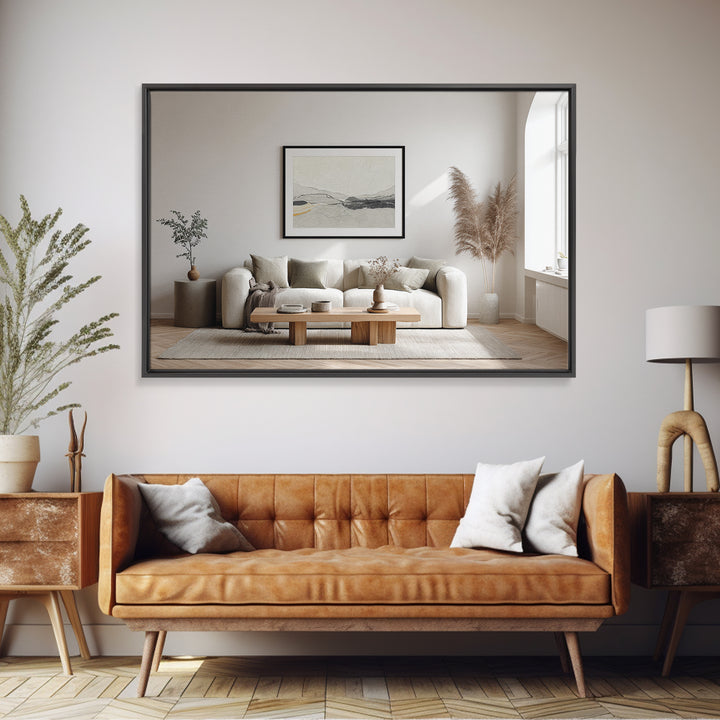 Minimal Two Figure Line Drawing Canvas Print, Master Bedroom, Vinyl Wall Decal, Bedroom Decor, Fine Art, Sanctuary, MAS-3x2-33
