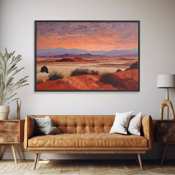 Quiet Desert Dusk Canvas Print, Master Bedroom, Bedroom Prints, Bedroom Decor, Sanctuary, Gallery Decor, Neutral Decor, MAS-3x2-38