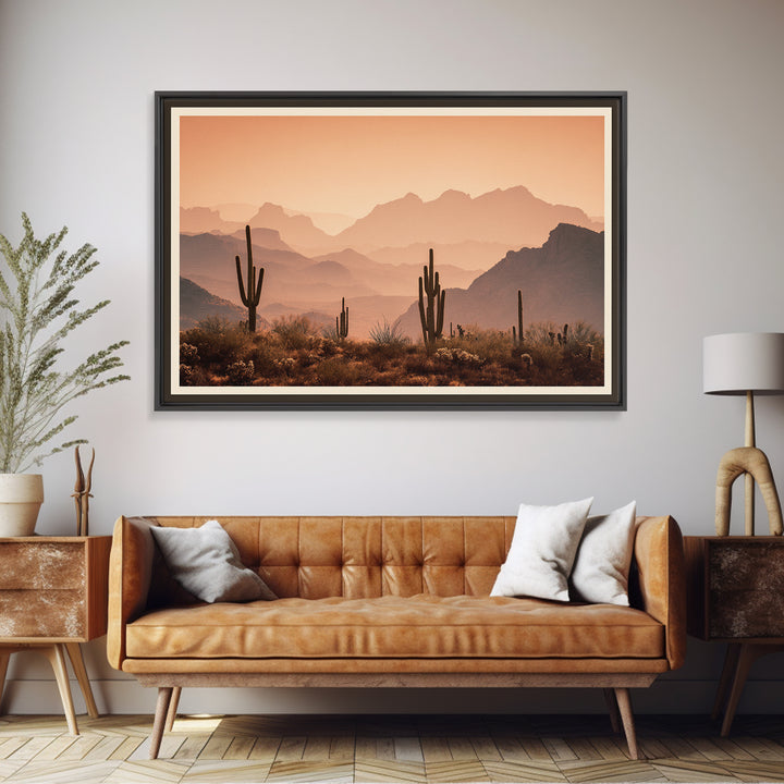 Quiet Desert Dusk Canvas Print, Master Bedroom, Bedroom Prints, Bedroom Decor, Sanctuary, Gallery Decor, Neutral Decor, MAS-3x2-62