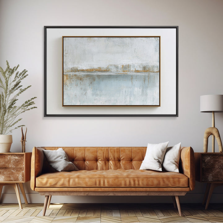 Minimal Two Figure Line Drawing Framed Canvas Print, Master Bedroom, Fine Art Print, Bedroom Decor, Oil Painting, Sanctuary, MAS-3x2-81
