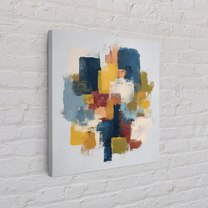 Chaotic Joyful Abstract Canvas Print, Maximalist Art, Modern Decor, Living Room Decor, Abstract Art, Maximal, Wall Decor, MAX-1x1-94