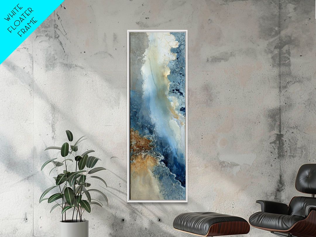 Angelic Light Rays Through Abstract Clouds Canvas Print, Meditation Art, Psychedelic Art, Living Room Decor, Stillness, MED-1x3-34