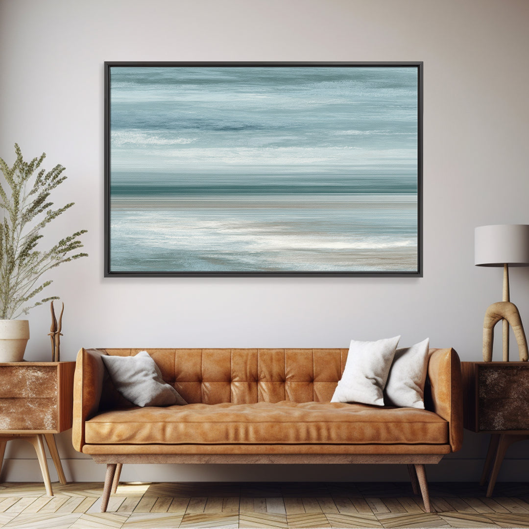 Abstract Breath Waves Canvas Print, Meditation Art, Spiritual Wall Art, Living Room Decor, Abstract Art, Stillness, Boho Decor, MED-3x2-34