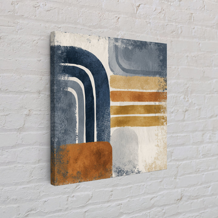Minimal Abstract Wave Line Canvas Print, Minimalist Art, Minimalist Wall Art, Living Room Decor, Abstract Art, Minimal, MIN-1x1-13