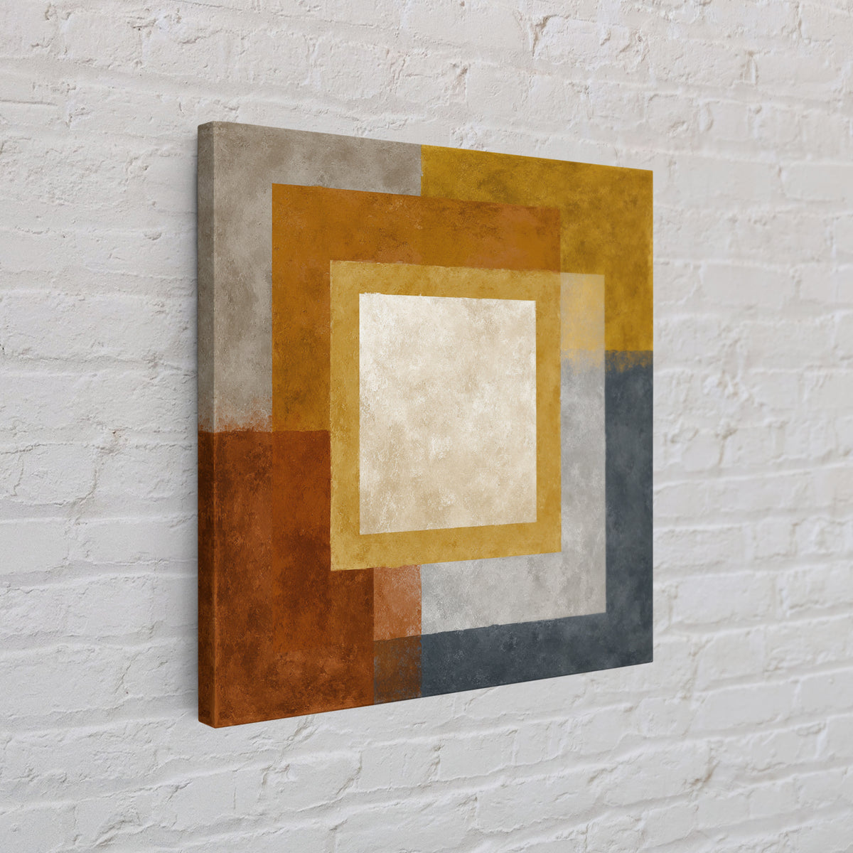 Calm Rectangle Composition Framed Canvas Print, Minimalist Art, Modern Wall Art, Living Room Decor, Abstract Art, Minimal, MIN-1x1-72