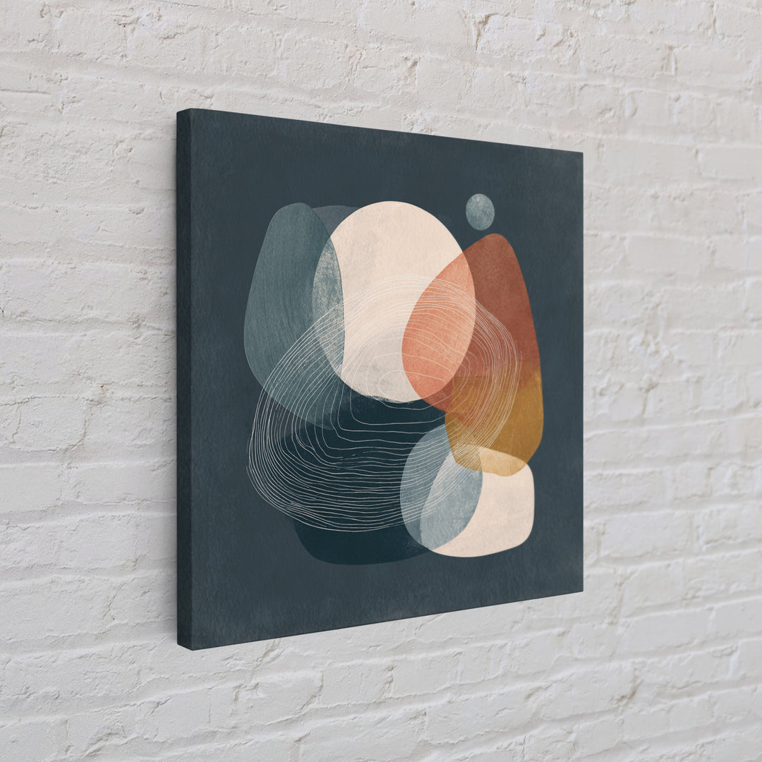 Minimal Abstract Wave Line Canvas Print, Minimalist Art, Minimalist Decor, Living Room Decor, Minimal, Digital Wall Art, MIN-1x1-85