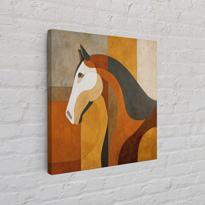 Minimal Horse Contour Canvas Print, Minimalist Art, Neutral Decor, Living Room Decor, Fine Art, Minimal, Home Decor, Poster, MIN-1x1-90