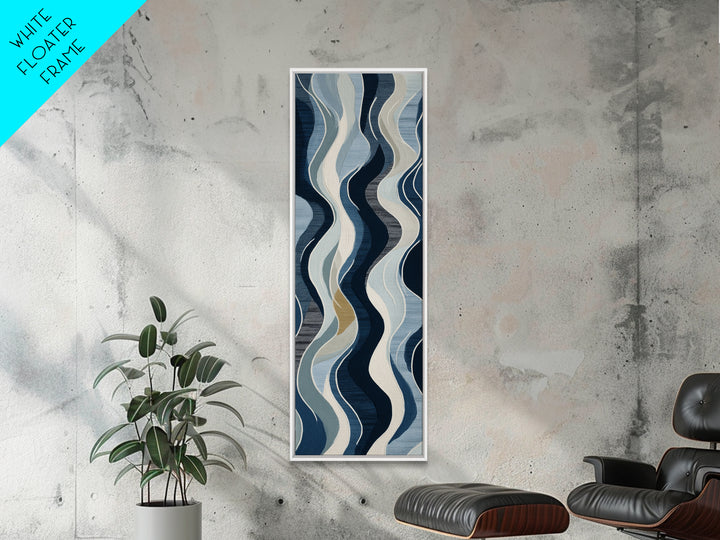 Minimal Abstract Wave Line Canvas Print, Minimalist Art, Minimalist Wall Art, Living Room Decor, Abstract Art, Minimal, MIN-1x3-1